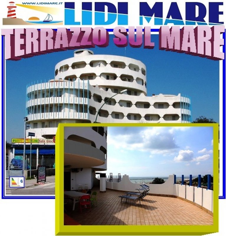 GRANDE TERRAZZO VISTA MARE LIDO NAZIONI