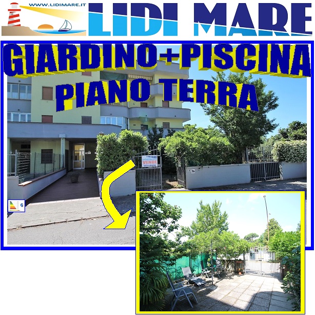 Piano terra e giardino al mare Lido Nazioni