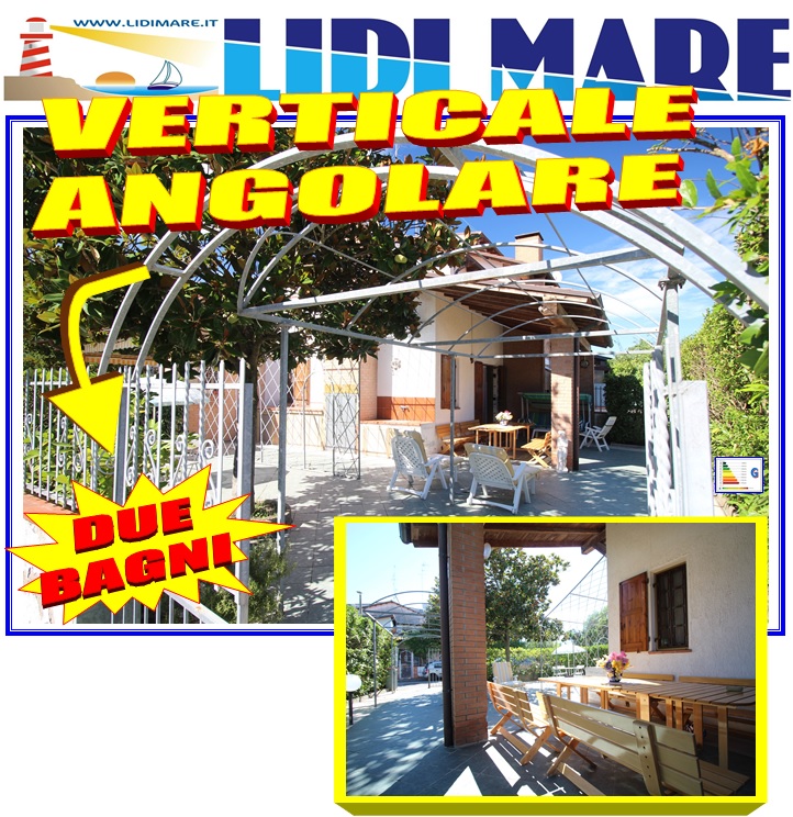 VILLA ANGOLARE IN VERTICALE CENTRO LIDO NAZIONI