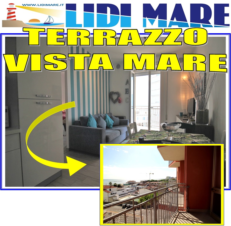 TRILOCALE RINNOVATO TERRAZZO VISTA MARE COMACCHIO