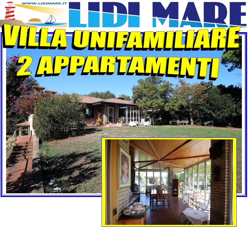 VILLA UNIFAMILIARE CON DUE APPARTAMENTI RIVA'