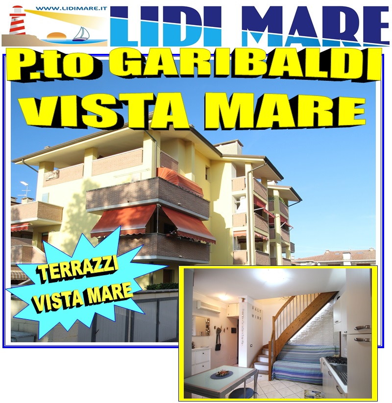 PORTO GARIBALDI CON QUATTRO TERRAZZI VISTA MARE
