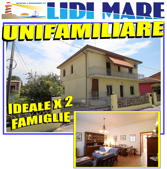 VILLA UNIFAMILIARE IDEALE PER DUE FAMIGLIE MESOLA