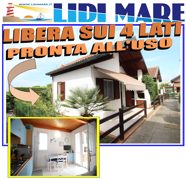 VILLINO LIBERO SUI 4 LATI LIDI COMACCHIO